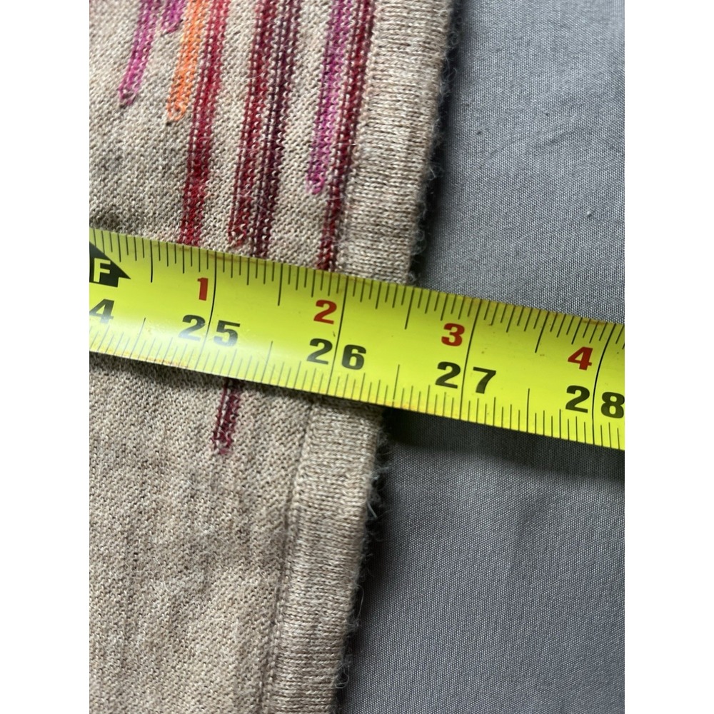 KUNA Baby Alpaca Multi Color Sweater Made In Peru Size Medium Luxe - Picture 8 of 8